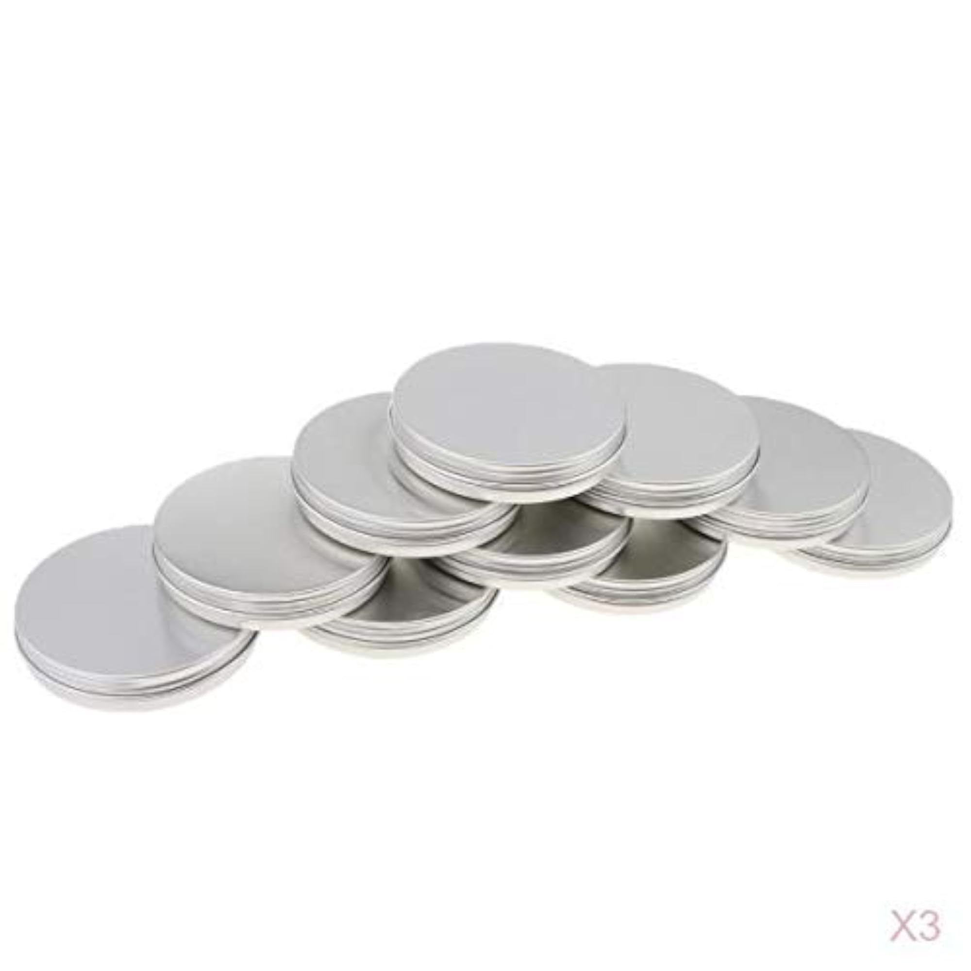 Aluminum Empty Tin Jars with Screw Lids, 30PCS
